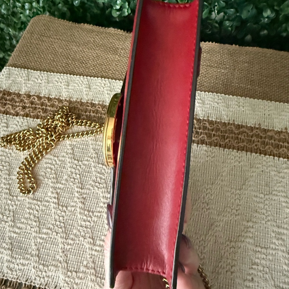 Fendi Leather Red F Crossbody Bag/ Belt Bag - Picture 8 of 9